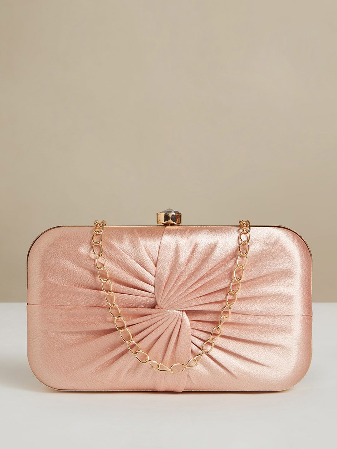 Lavie Cheer Women Pink Rectangular Framed Clutch-image-30
