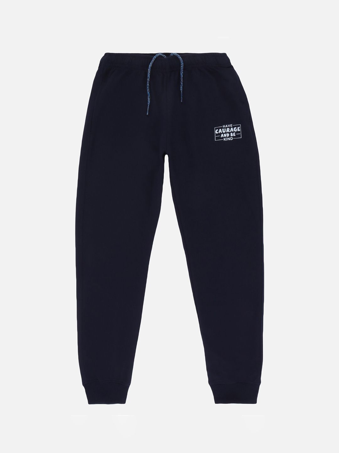 DYCA Boys Navy Blue Solid Cotton Joggers-image-25