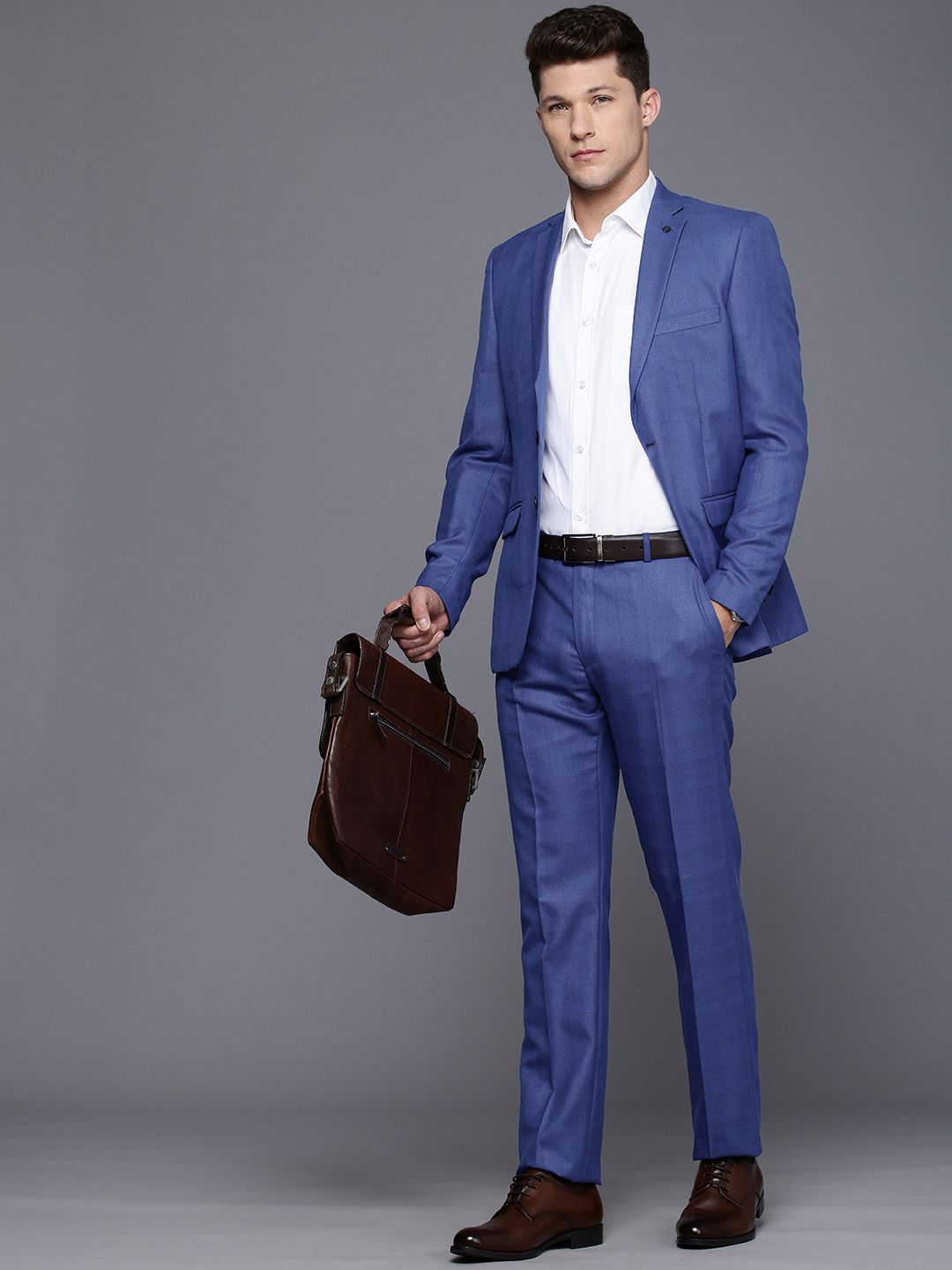 Raymond Checked Single Breasted Slim Fit 2 Piece Formal Suits