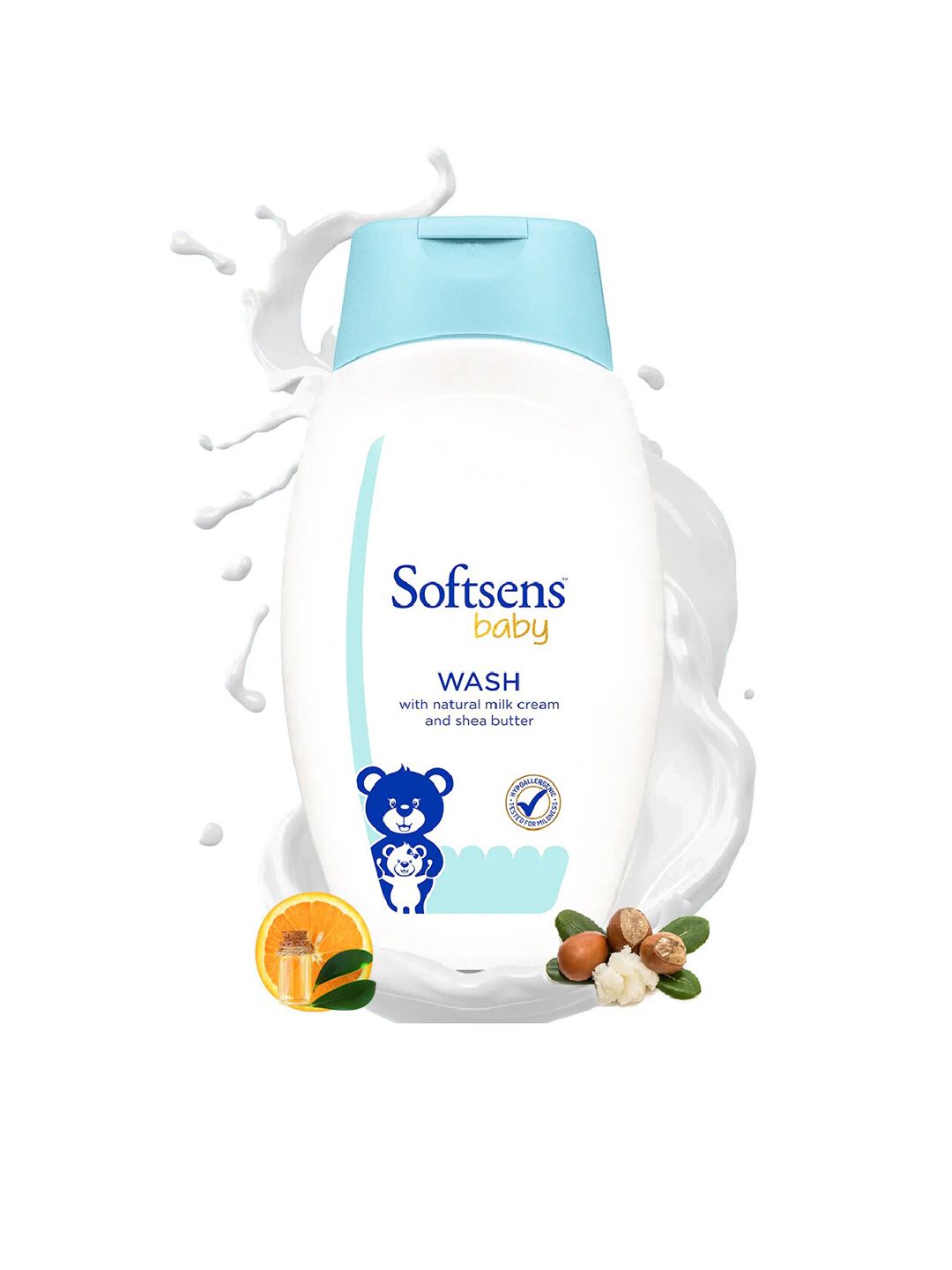 Softsens Baby Natural Milk Cream & Shea Butter Tear Free Body Wash 200ml-picture-12