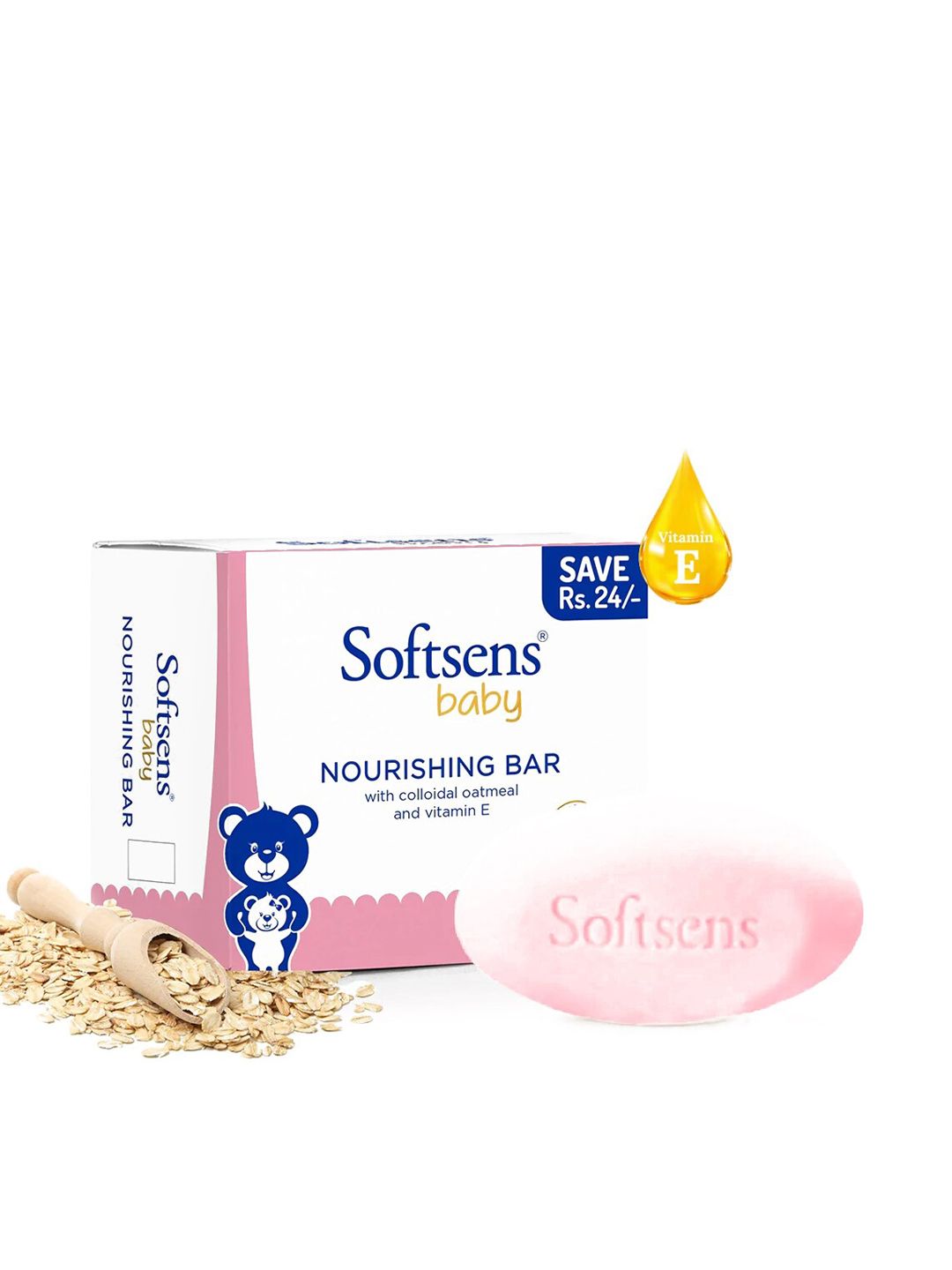 Softsens Set Of 3 Nourishing Baby Bar Soap 300g-image-4