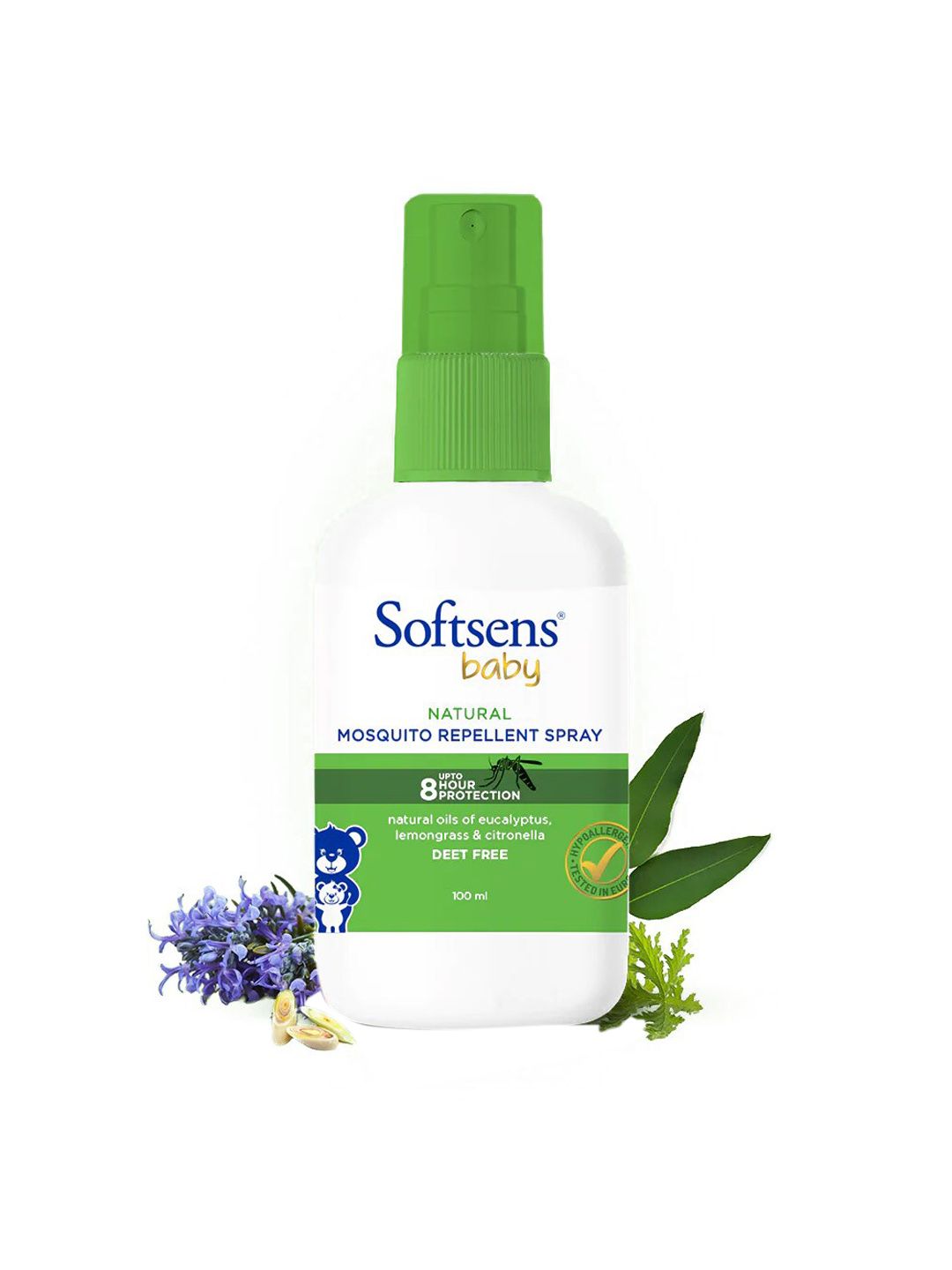 Softsens Baby Natural Mosquito Repellent Spray 100ml-picture-46
