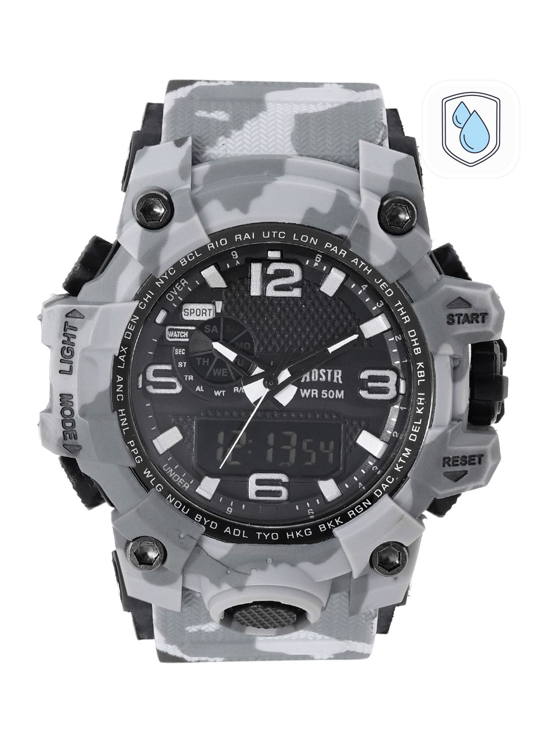 Roadster Unisex Grey Analogue and Digital Watch MFB-PN-OS-AD1606A-picture-37