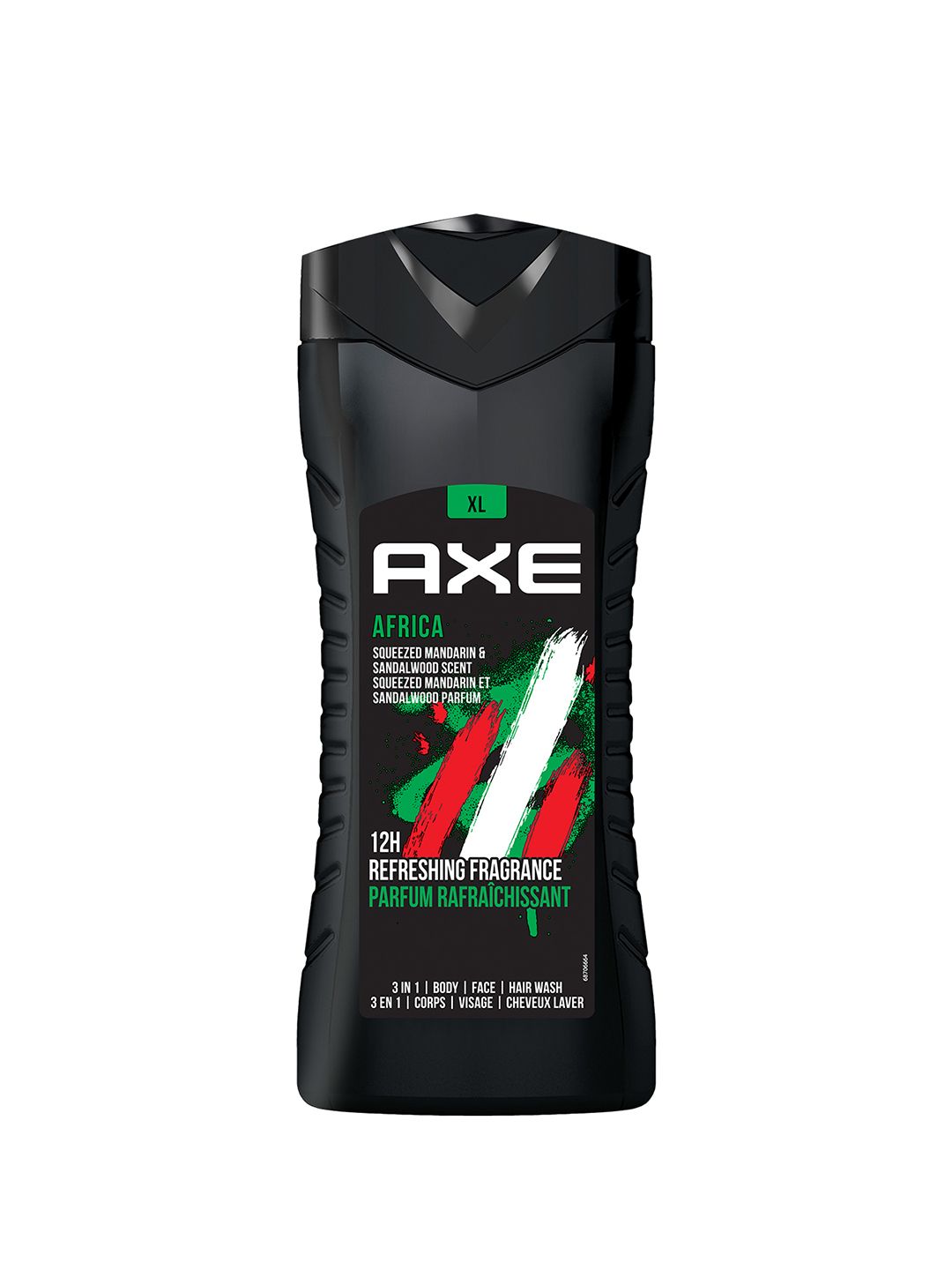 AXE Men Africa 3-In-1 Face, Hair & Body Wash with Long-Lasting Fragrance - 400ml-picture-1