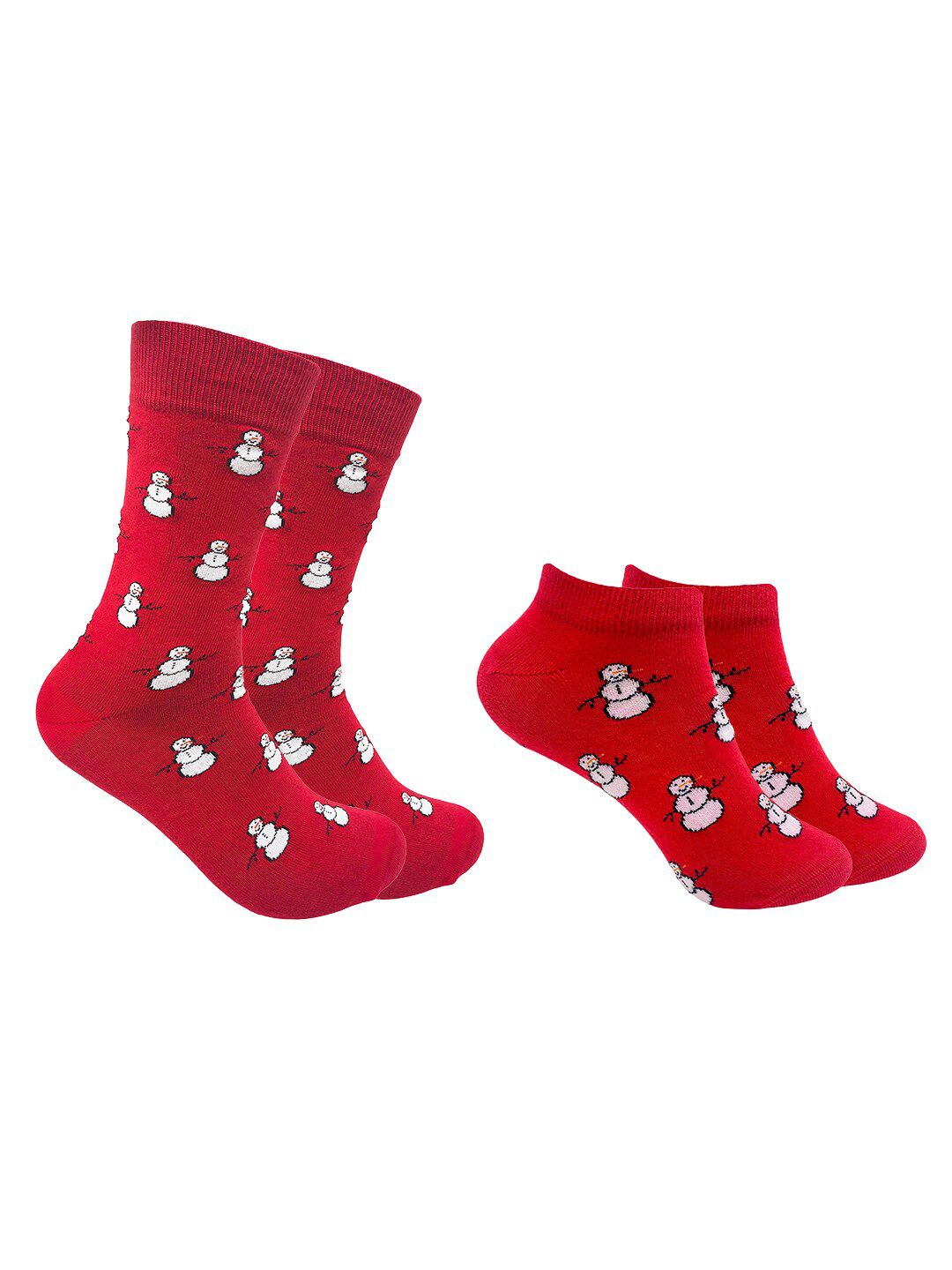 Mint & Oak Pack of 2 Patterned Cotton Socks-image-25