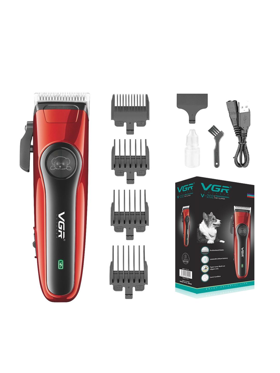 VGR V-202 Professional Cord & Cordless Pet Clipper-picture-28