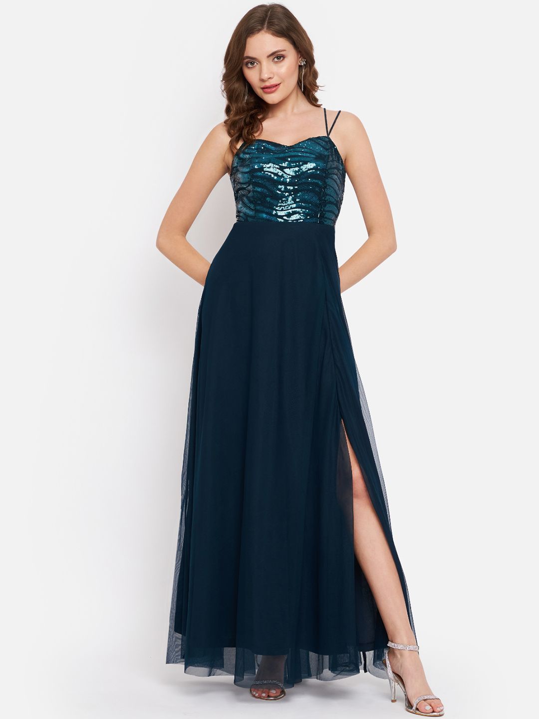 chinese dress ladies Bond Eye Freya Maxi Dress in Green