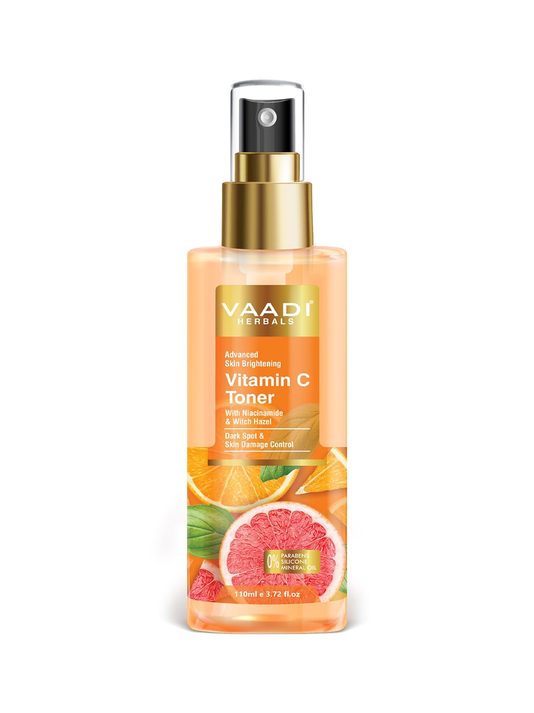 Vaadi Herbals Vitamin C Face Toner - Tighten Pores & Brightens Skin - Alcohol Free - 110ml-picture-0