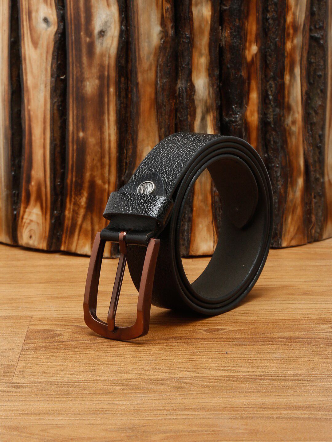 MUTAQINOTI Men Black Solid Leather Formal Belt-picture-37