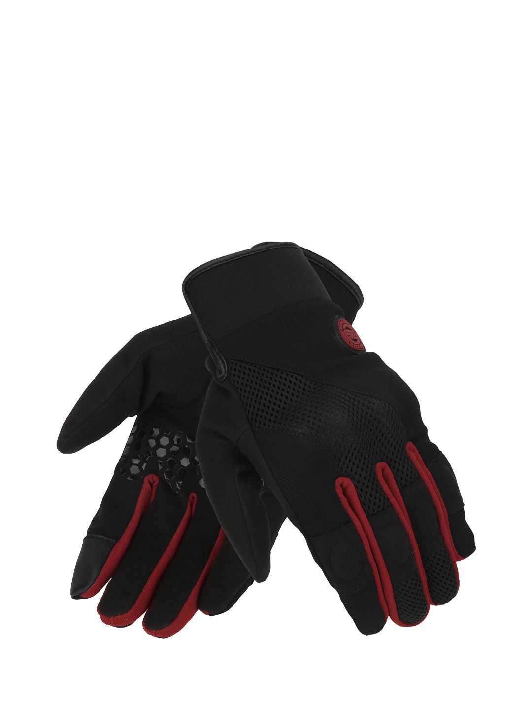 Royal Enfield Men Red Solid Gloves