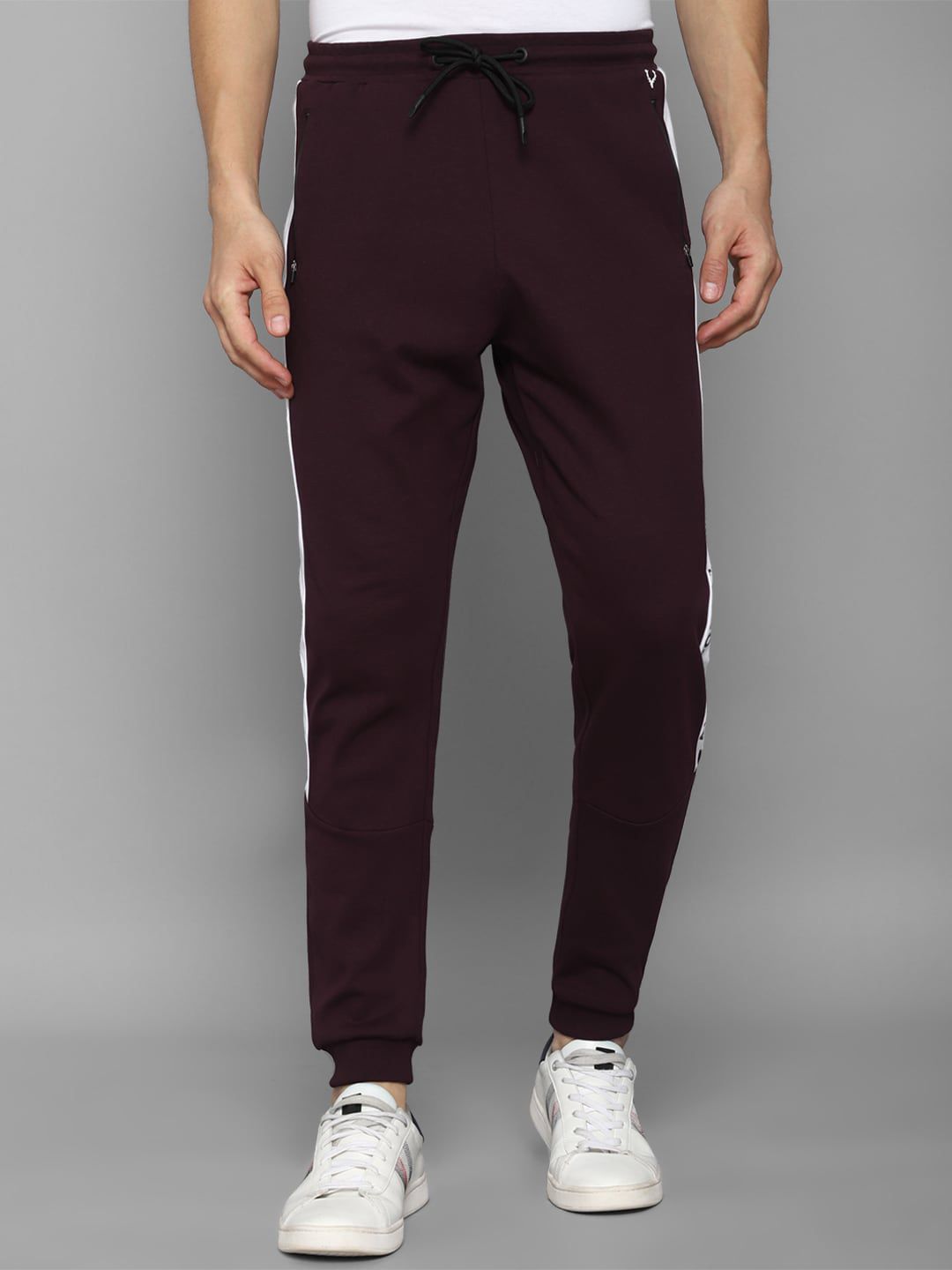 Allen Solly Tribe Men Brown Solid Joggers Price History