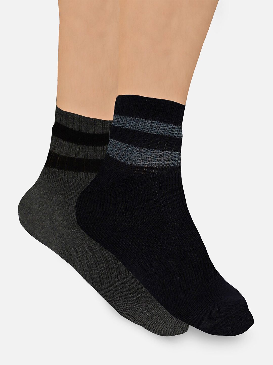 Bodycare Men Pack Of 2 Above Ankle-Length Cotton Socks-picture-38