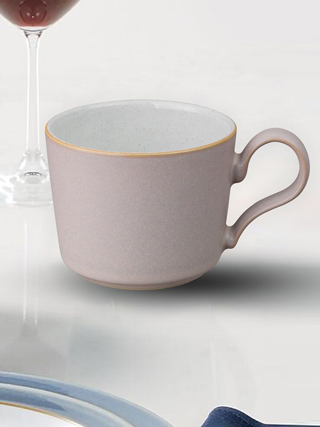 Denby Pink Dishwasher safe Stoneware Glossy Cup 220ml-image-35