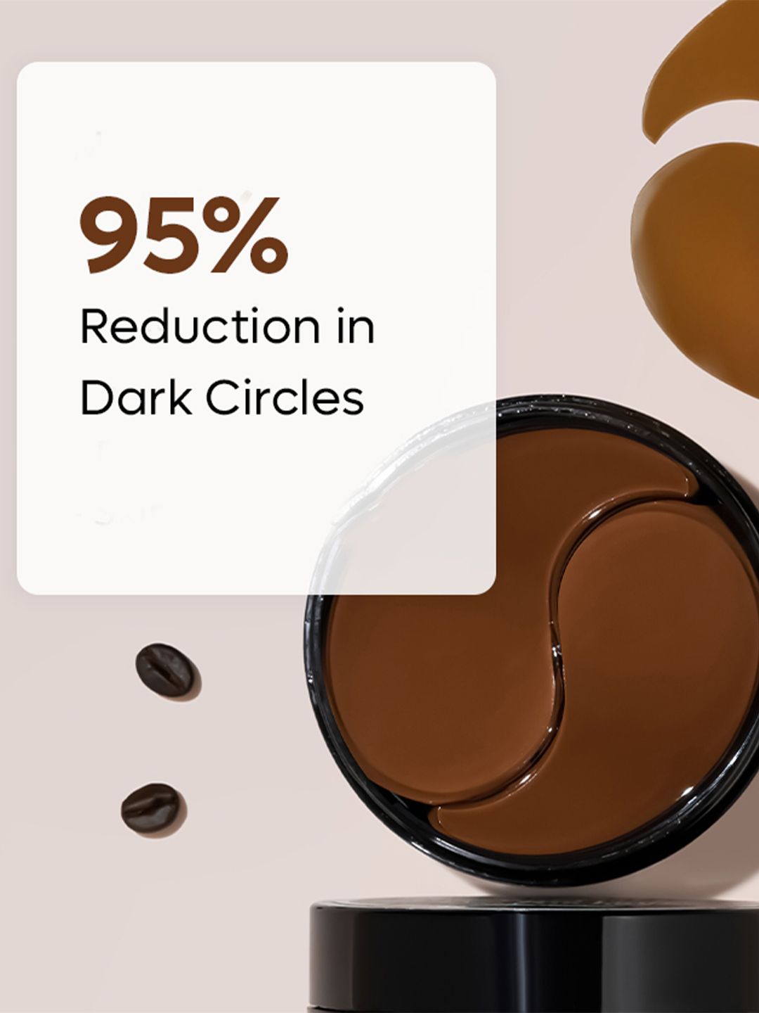 MCaffeine Coffee Hydrogel Under Eye Patch for Dark Circles with Hyaluronic Acid - 30 Pairs-picture-13