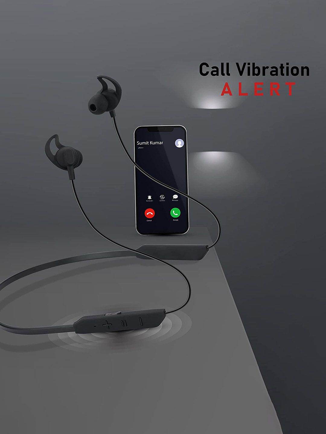 EYNK Grooves BT-Max Black Solid Wireless Neckband with Sports Fit Hibass & IPX4-image-13