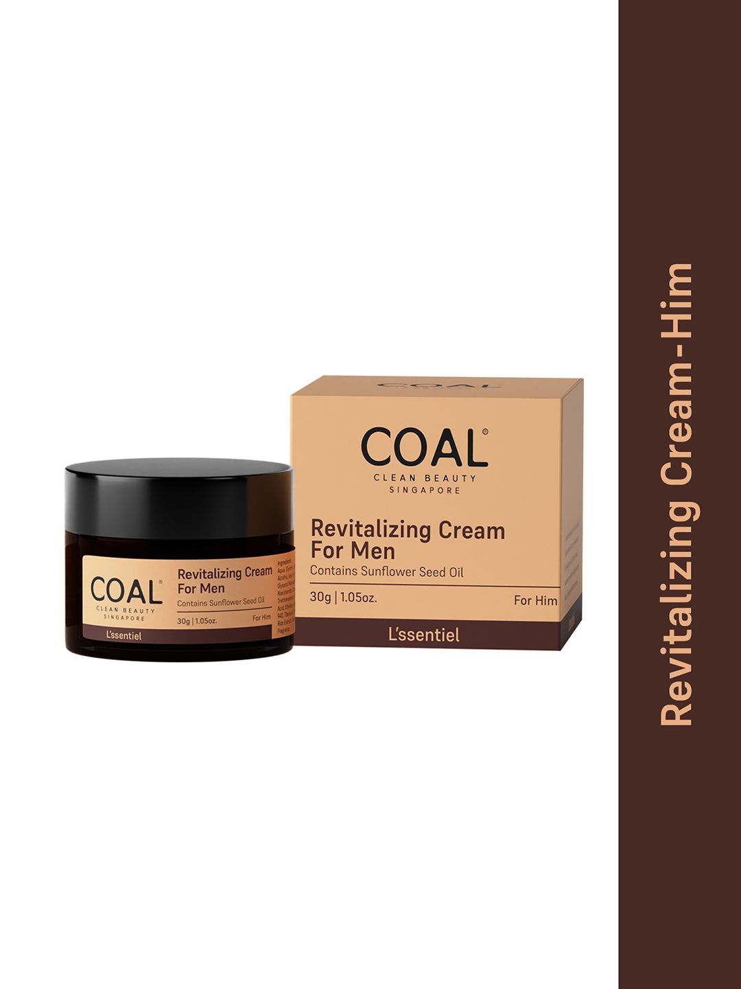 COAL CLEAN BEAUTY Men Singapore Revitalizing Cream with Sunflower Seed Oil - 30g-image-39