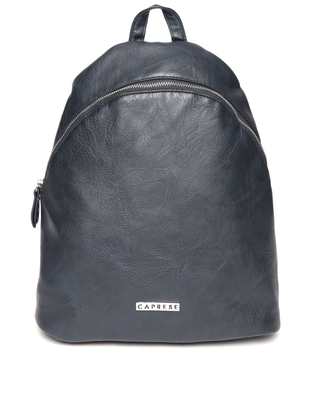 Caprese Women Navy Solid Backpack