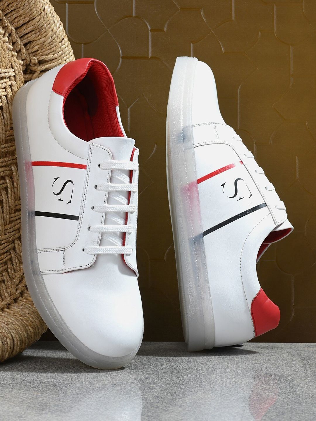 San Frissco Men White Casual Sneakers-picture-4