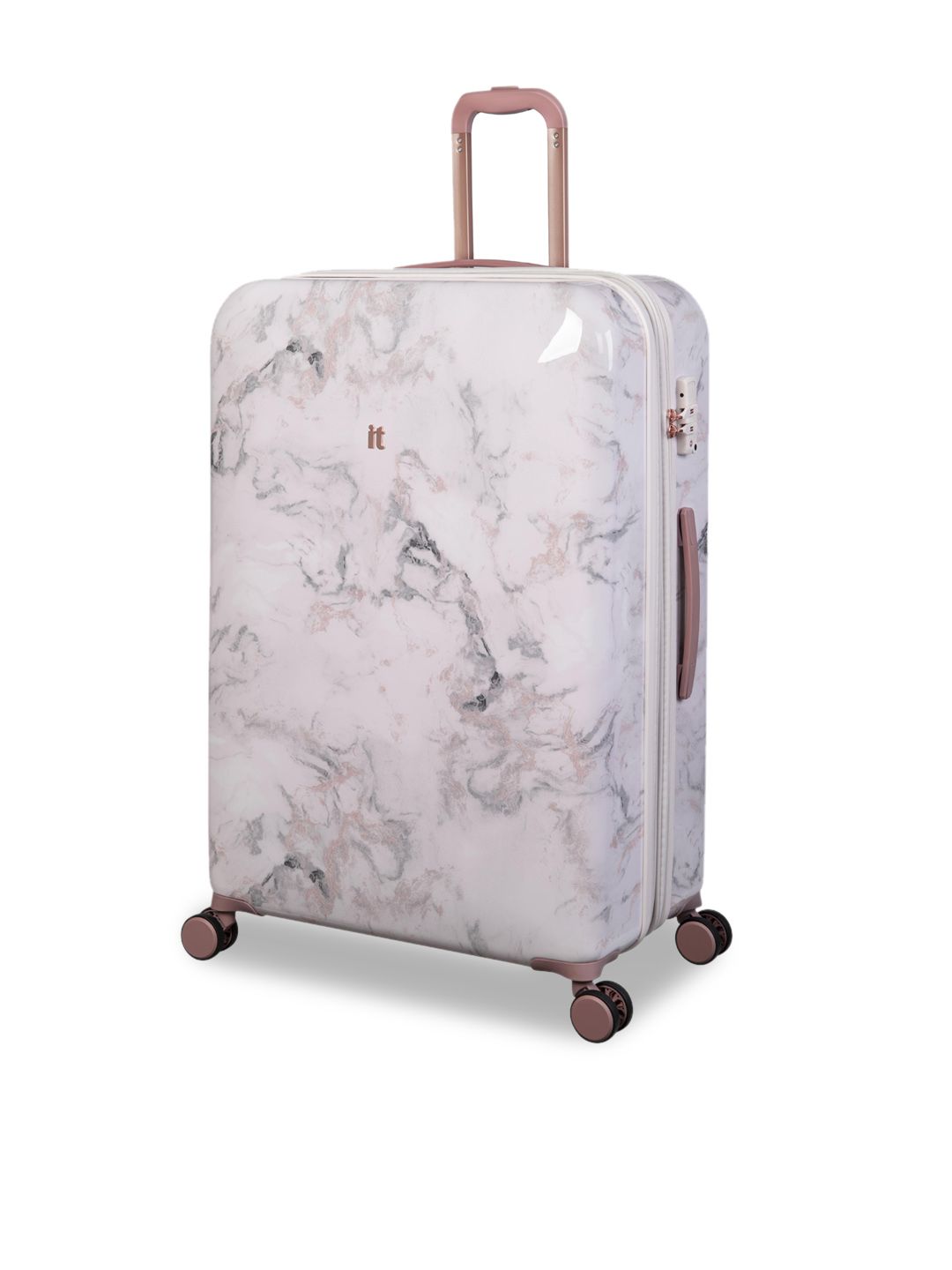 IT luggage Off White Printed Medium Hard Trolley Bag-image-28