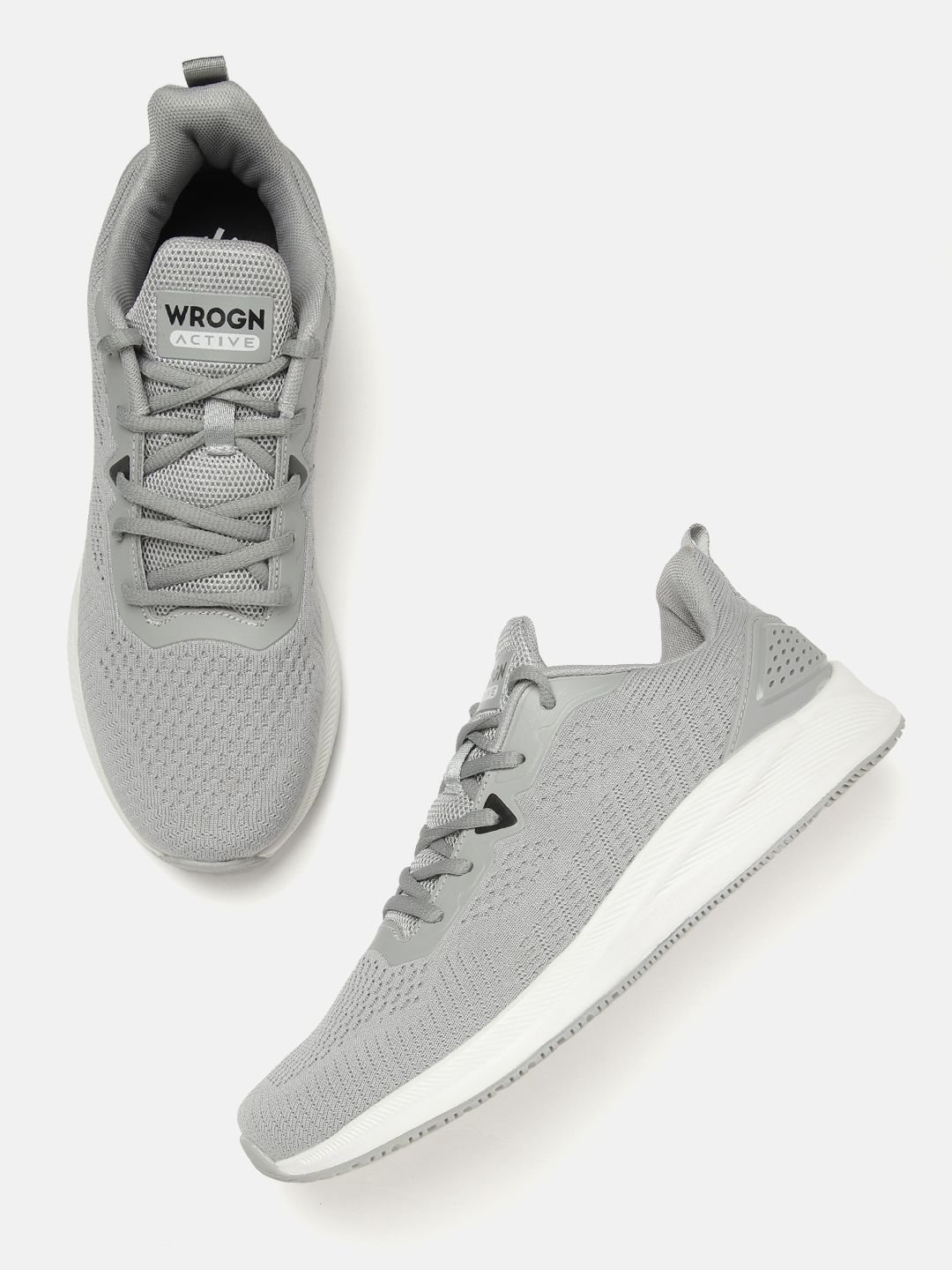 Wrogn men hot sale grey sneakers