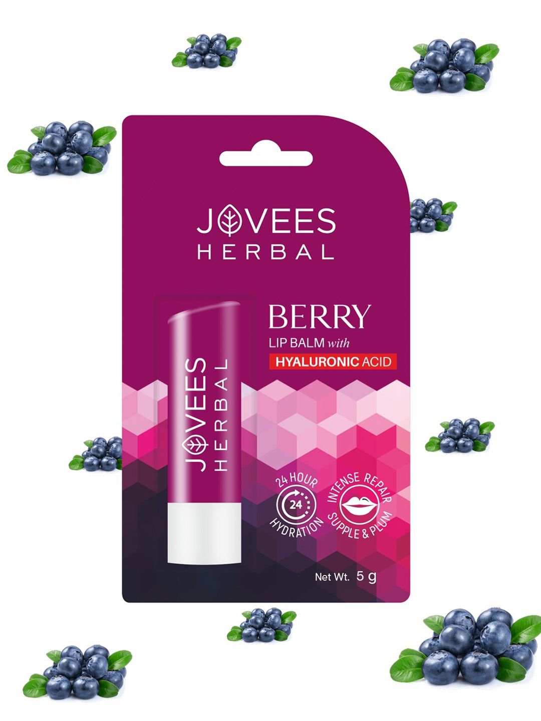 Jovees Herbal Berry Balm with Hyaluronic Acid-5 g-picture-22