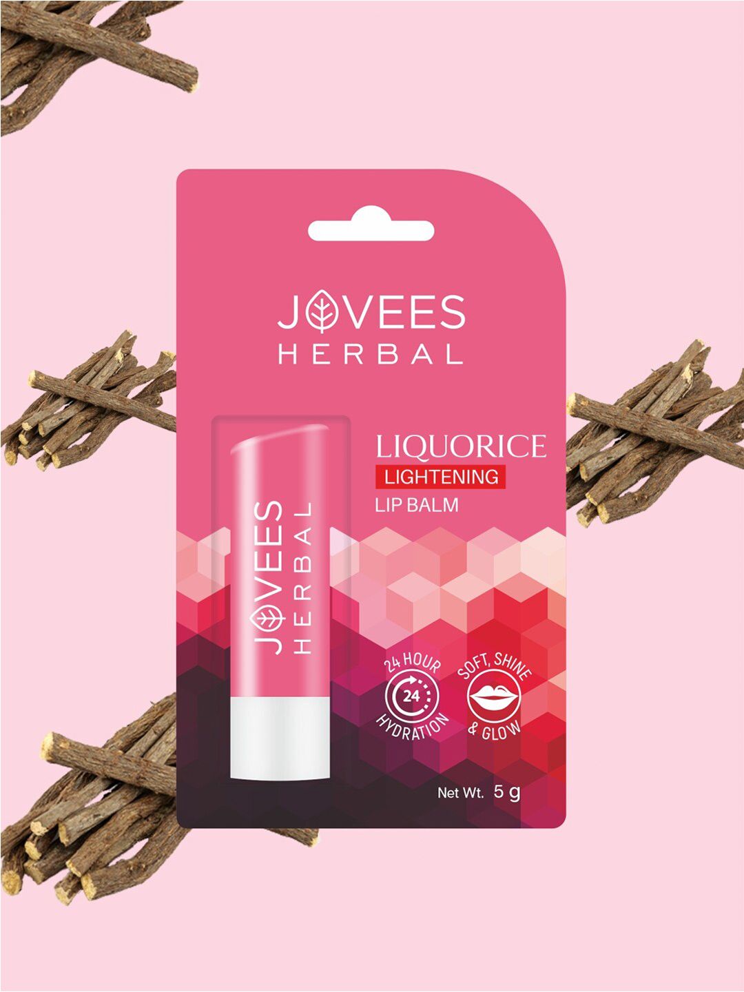 Jovees Herbal Liquorice Lip Lightening Gloss Lip Balm-5 g-picture-21