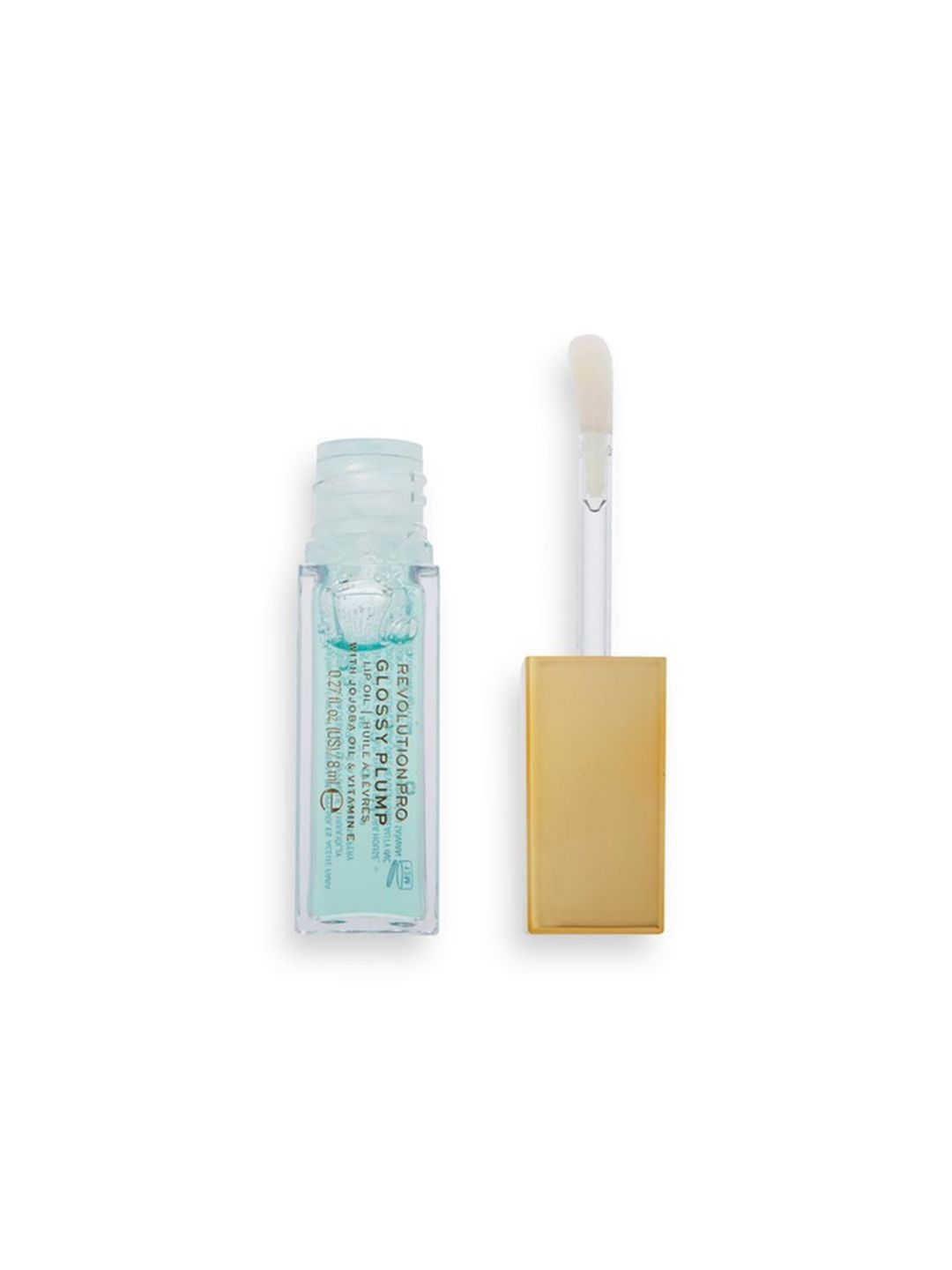 Makeup Revolution London Revolution Pro Glossy Plump Lip Oil with Jojoba Oil 8ml - Mint-image-48