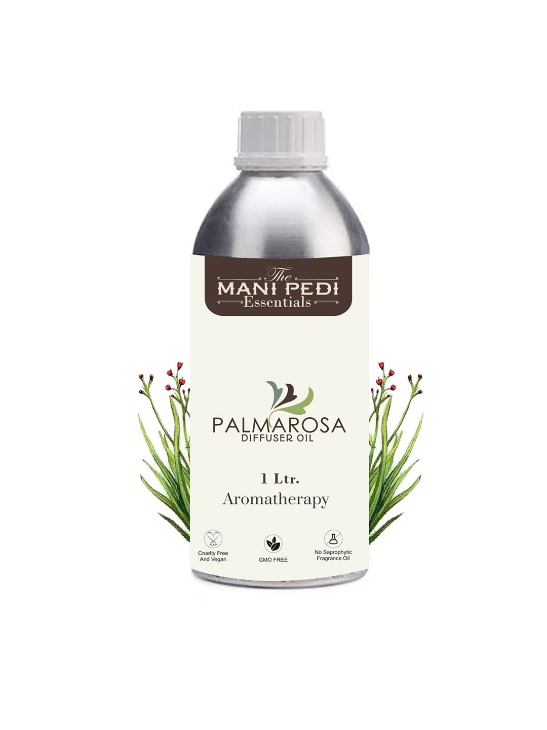 The Mani Pedi Essentials Brown Palmarosa Fragrance Aroma Diffuser Oils - 1000 ML-image-25