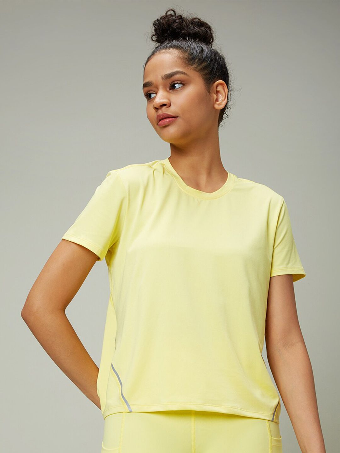 Buy Silvertraq Women Brown Solid Anti Odour Sports CropT Shirt