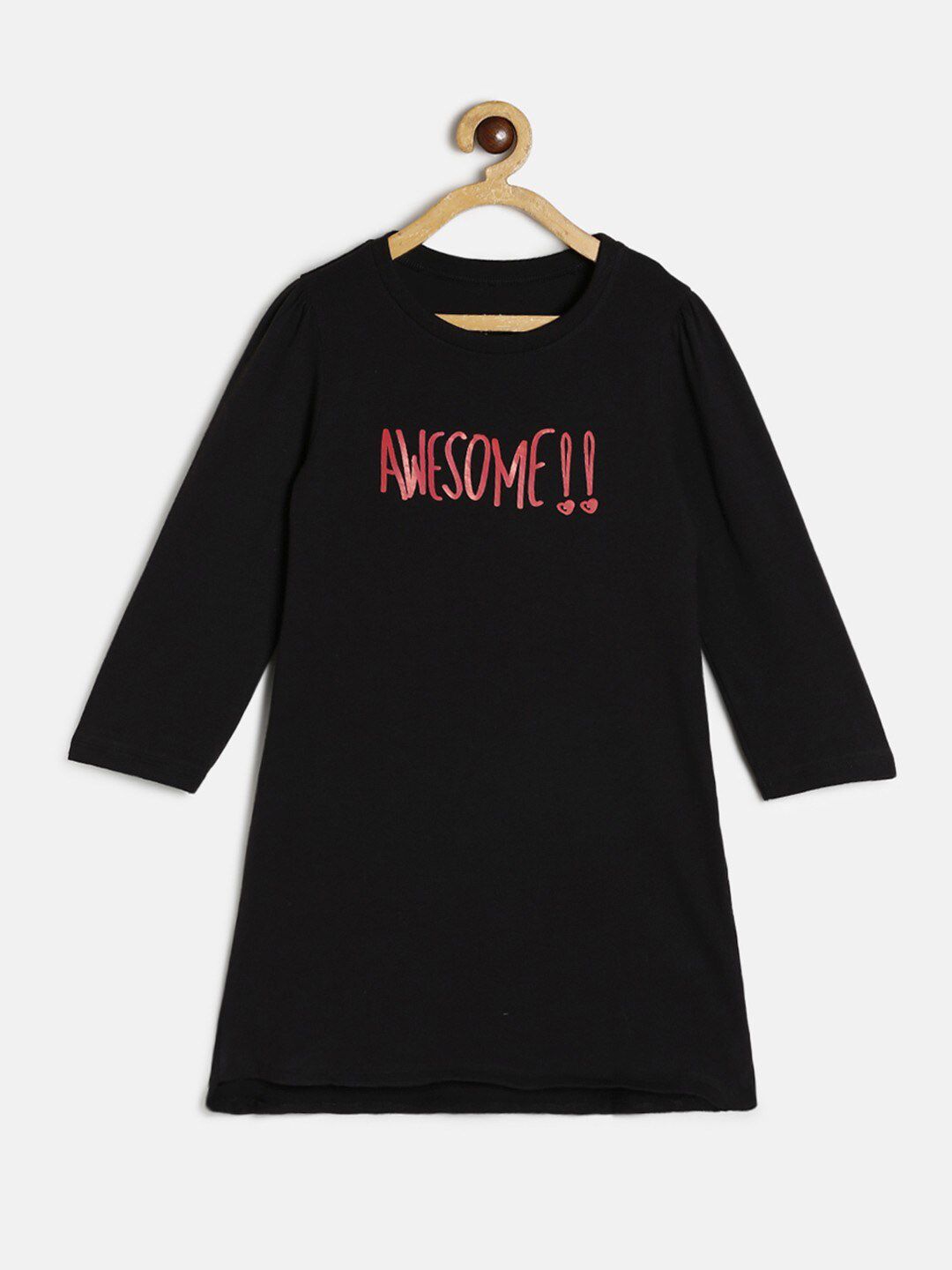 MINI KLUB Girls Black A-Line Dress-image-20
