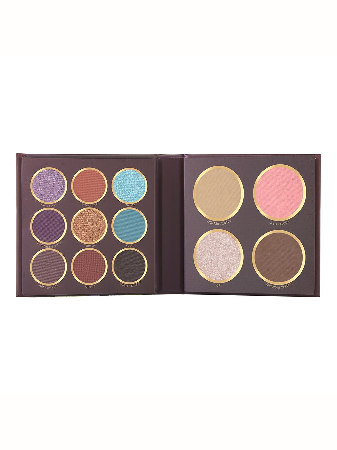 MARS Delhi Dil Walo Ki 9 Shade Eyeshadow with Highlighter Blusher Bronzer Contour - 02-picture-21