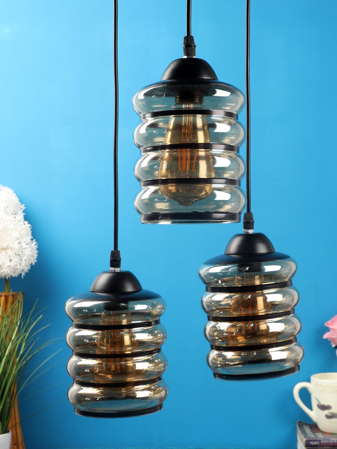 foziq Black Solid Ceiling Lamp-picture-14