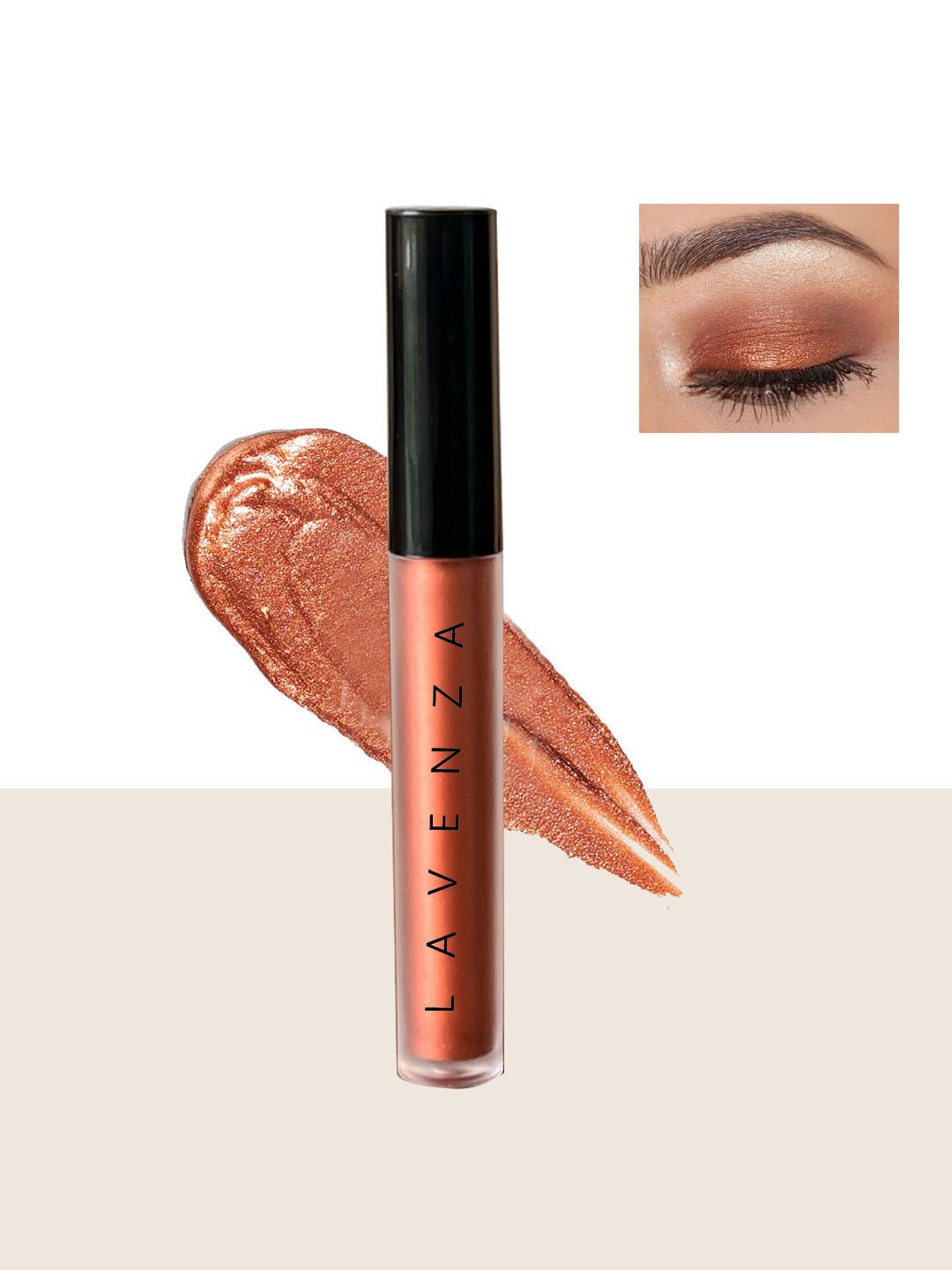 LAVENZA Liquid Colour Pop Eyeshadow 3ml - Earthy Copper-image-0