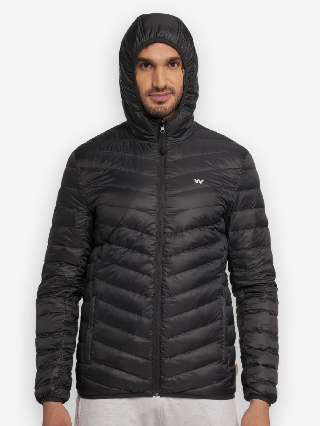 Wildcraft Men Brown Olive Green Water Resistant Outdoor Puffer Jacket-picture-20