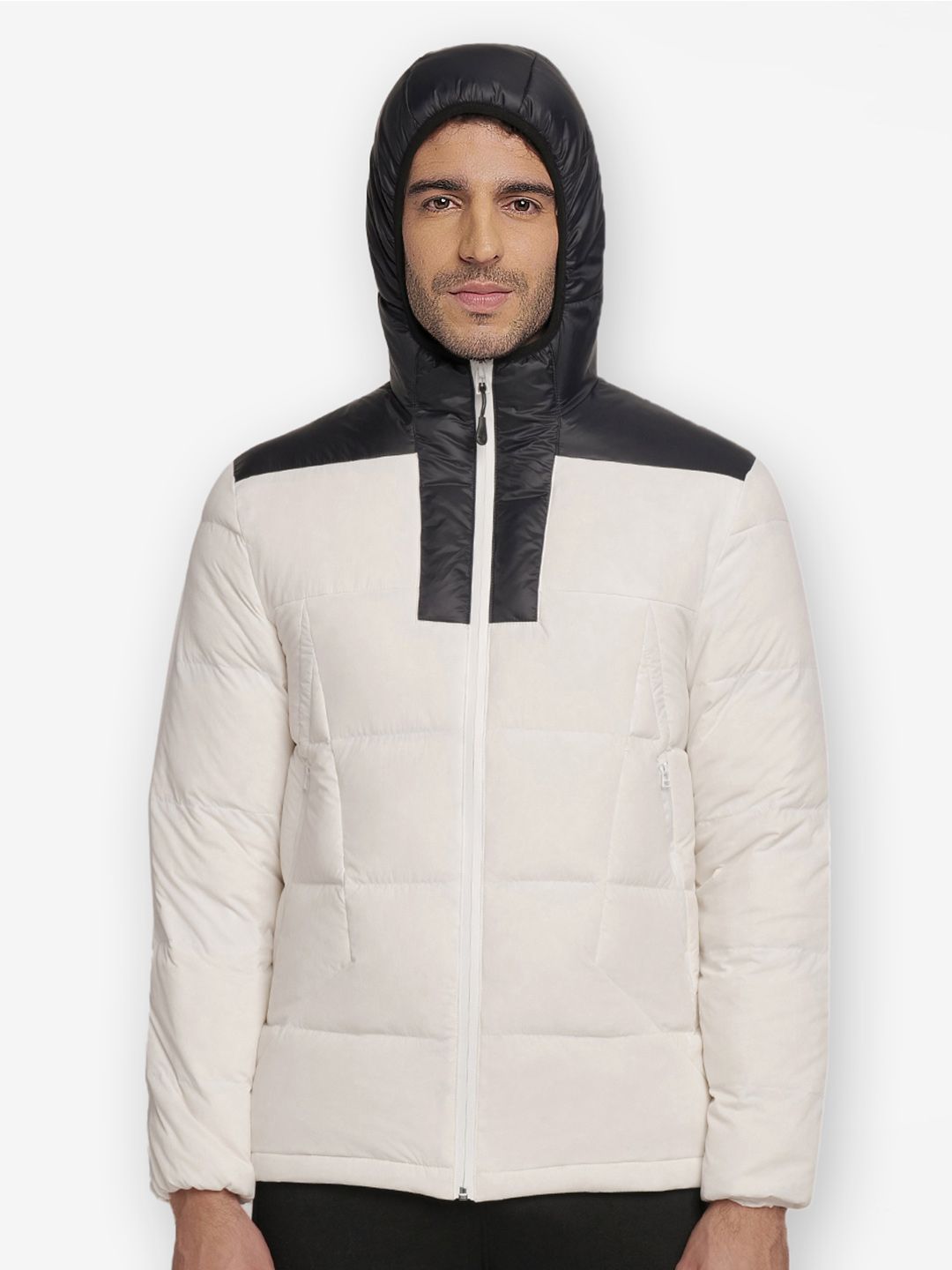 Wildcraft Men White Water Resistant Outdoor Quilted Jacket-picture-32