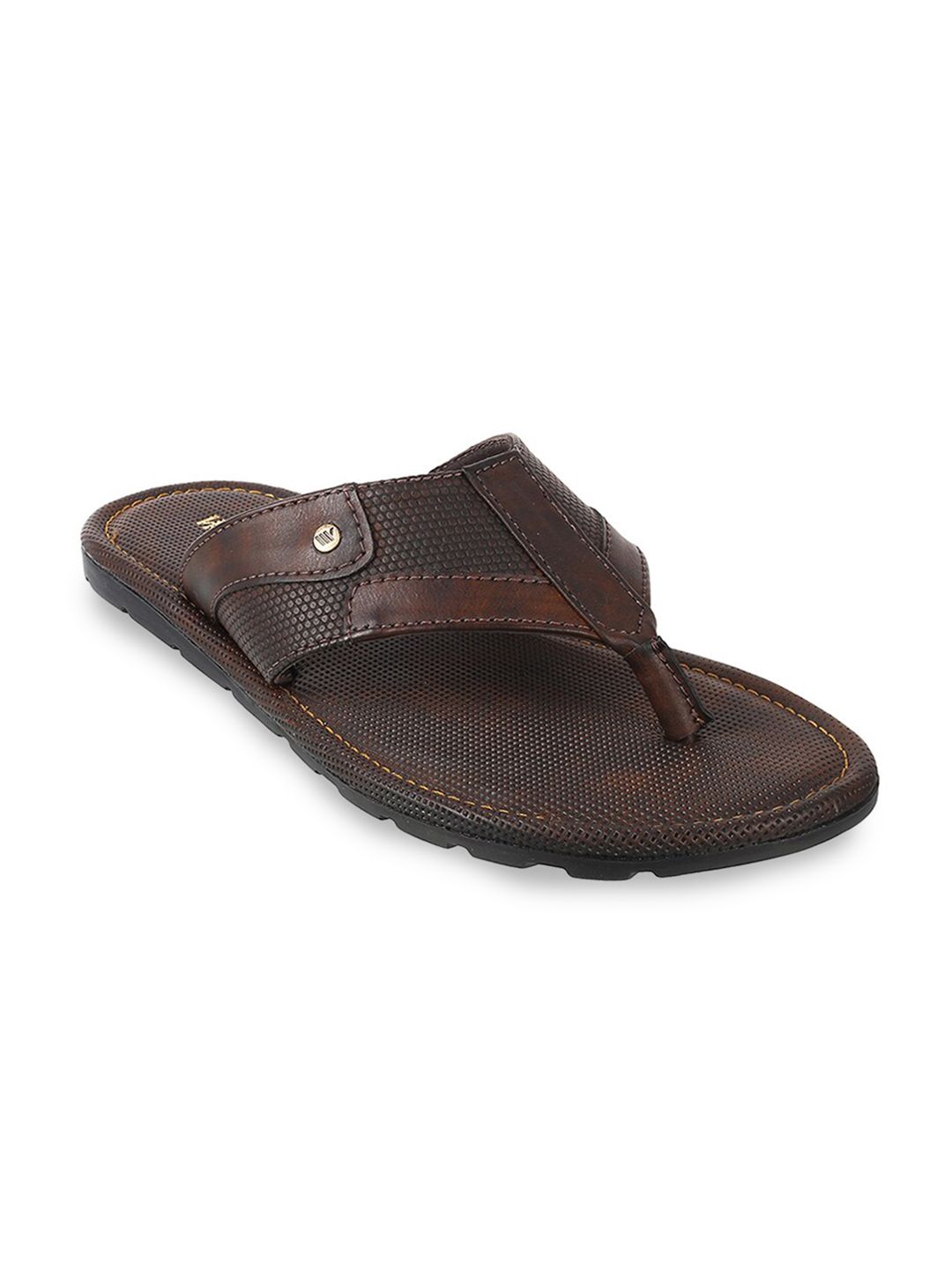 WALKWAY by Metro Men Brown & Black Comfort Sandals-picture-34