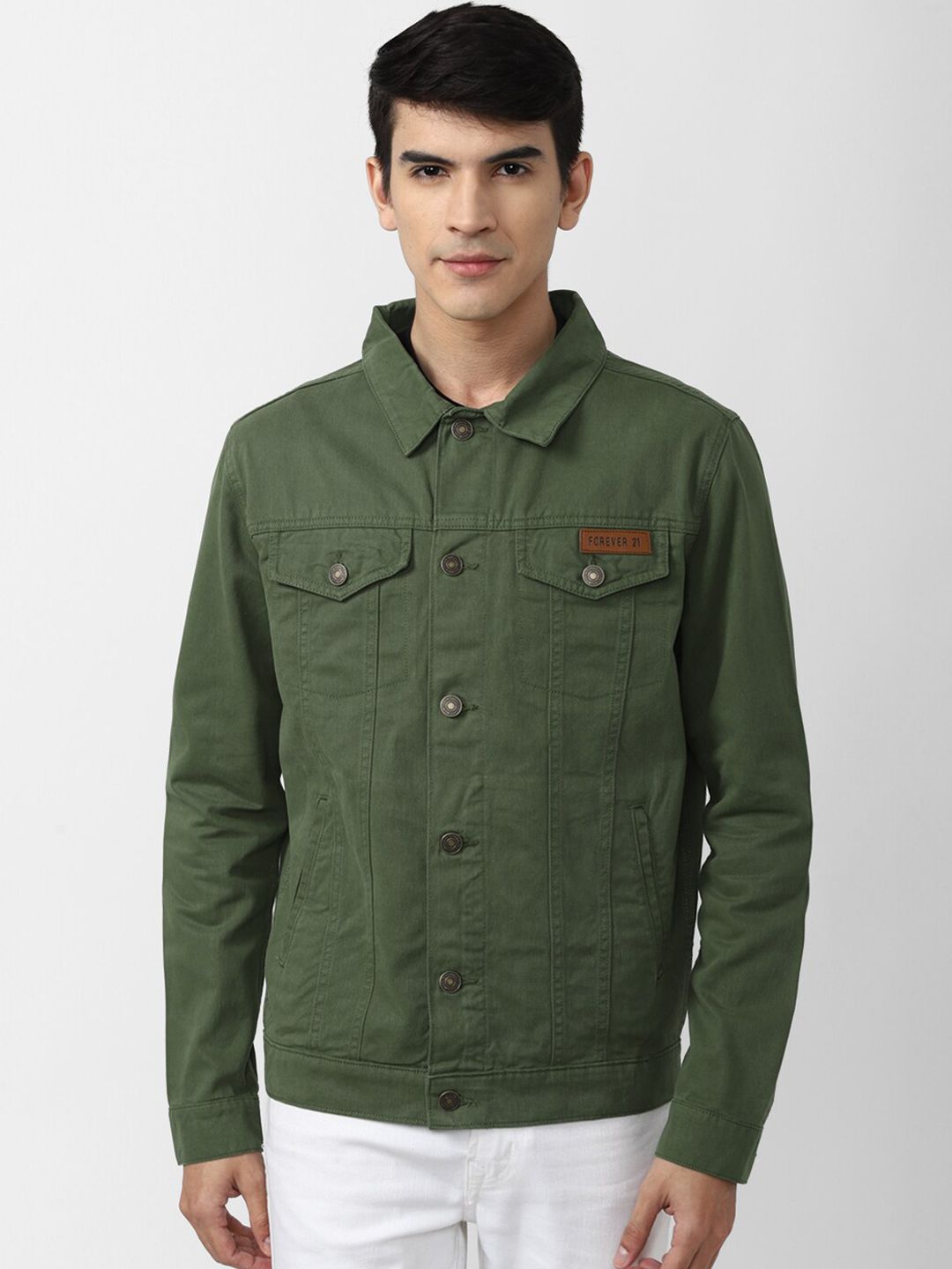 Forever 21 denim deals jacket men