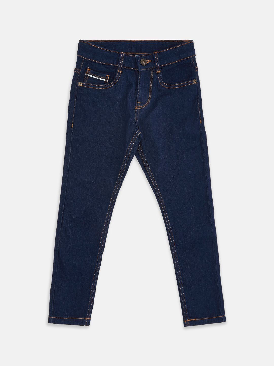 Pantaloons Junior Boys Blue Tapered Fit Jeans-picture-22