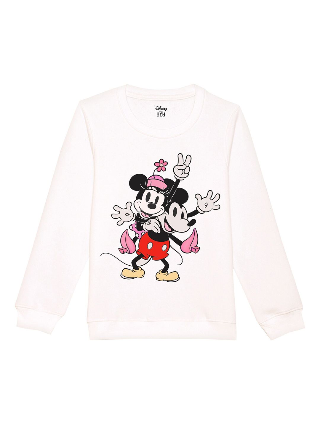 Disney by Wear Your Mind Kids White Printed Sweatshirt-picture-40
