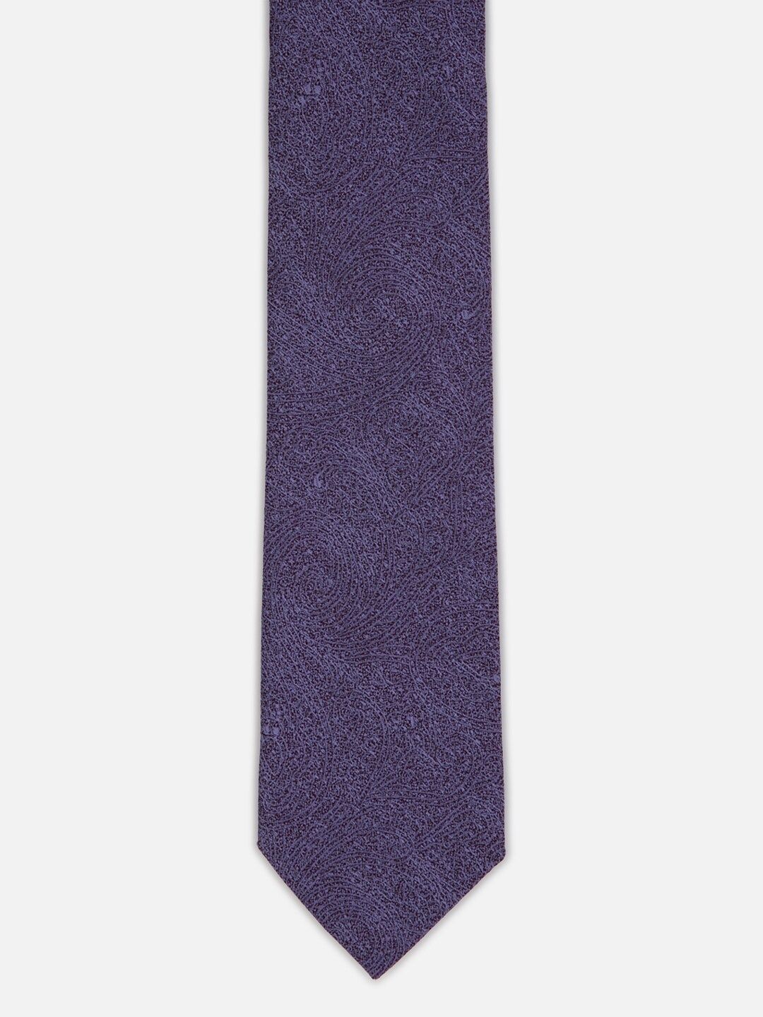 Van Heusen Men Purple Woven Design Broad Tie-picture-37