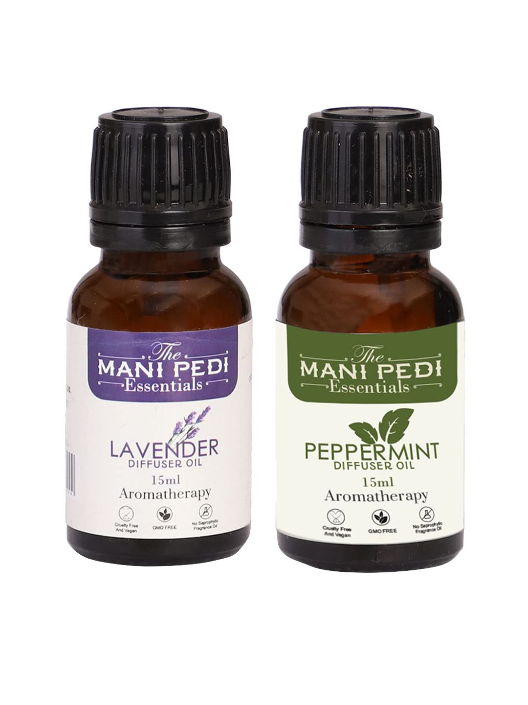 The Mani Pedi Essentials Set Of 2 Lavender & Peppermint Aroma Oil Diffusers 15 ml-picture-12