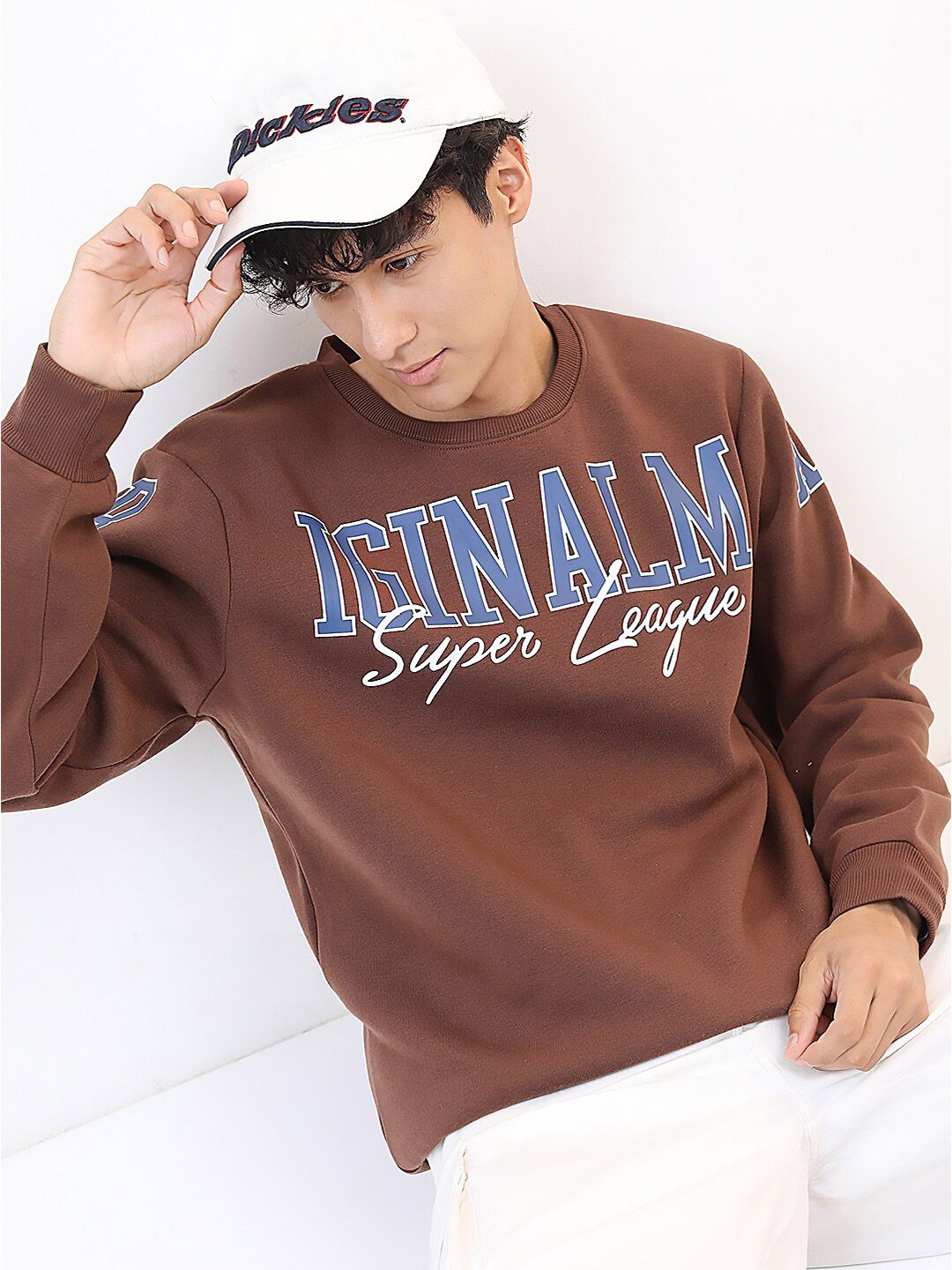 HIGHLANDER Men Brown Printed Sweatshirt-picture-14