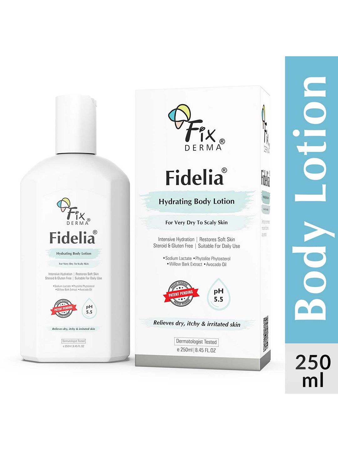 FIXDERMA Fidelia Hydrating Body Lotion with Avocado Oil For Face & Body - 250ml-picture-31