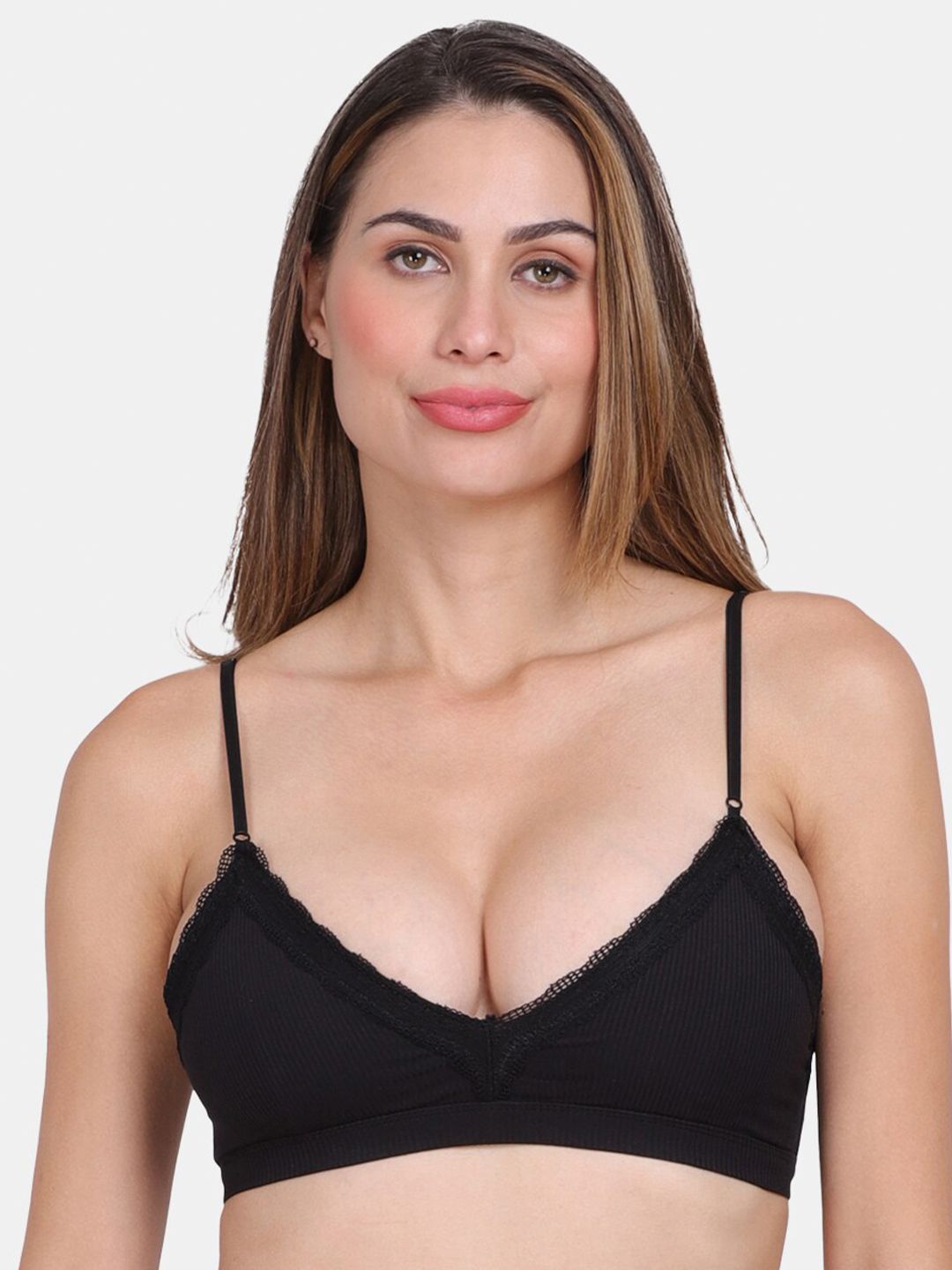 Amour Secret Black Lightly Padded T-shirt Bra