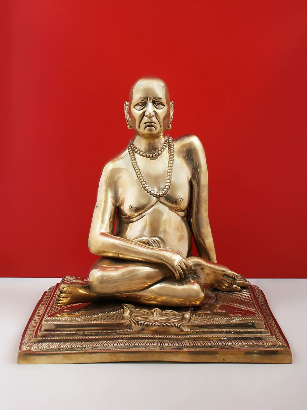 Exotic India Shri Swami Samarth Brass Statue-picture-19