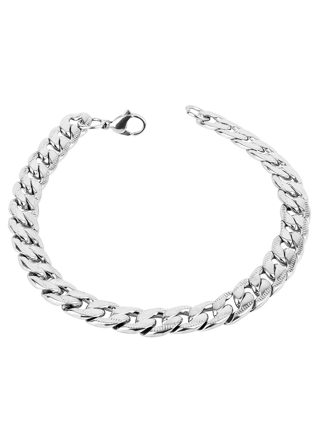 Fashion Frill Men Silver-Plated Charm Bracelet-picture-10