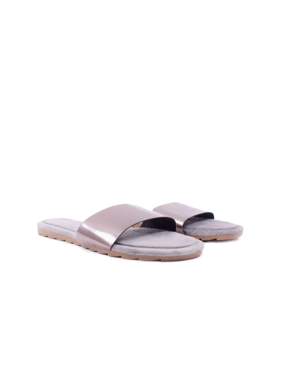 Apratim Women Grey Open Toe Flats-image-4