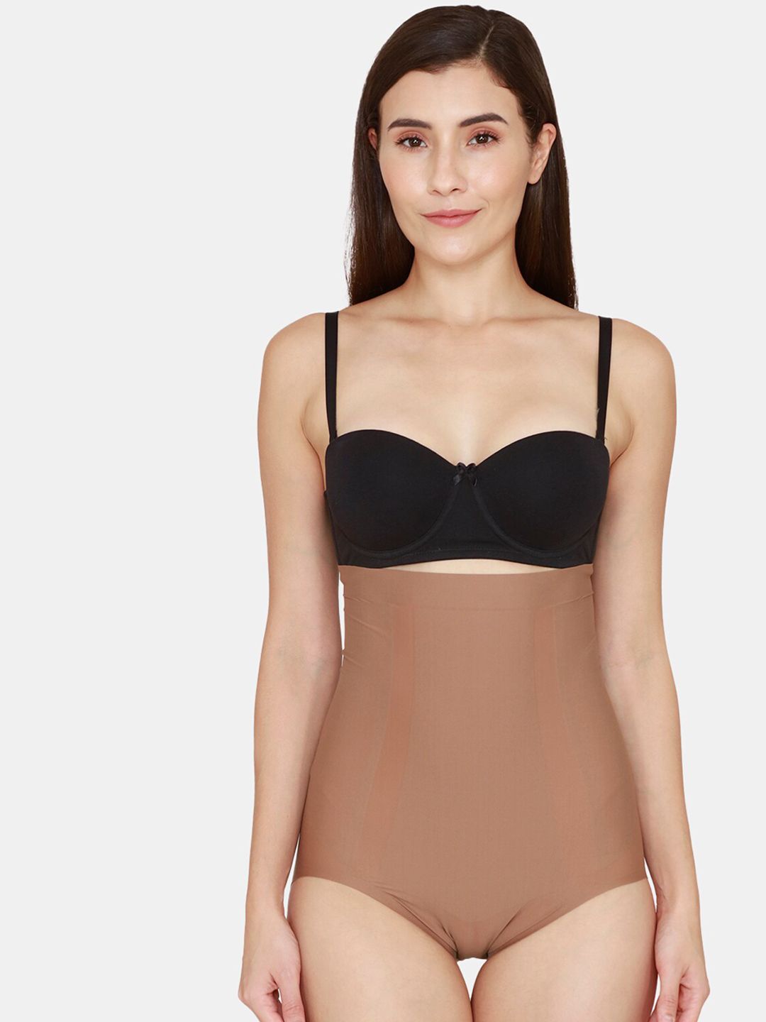 Zivame Women Beige Tummy Tucker Shapewear-image-32