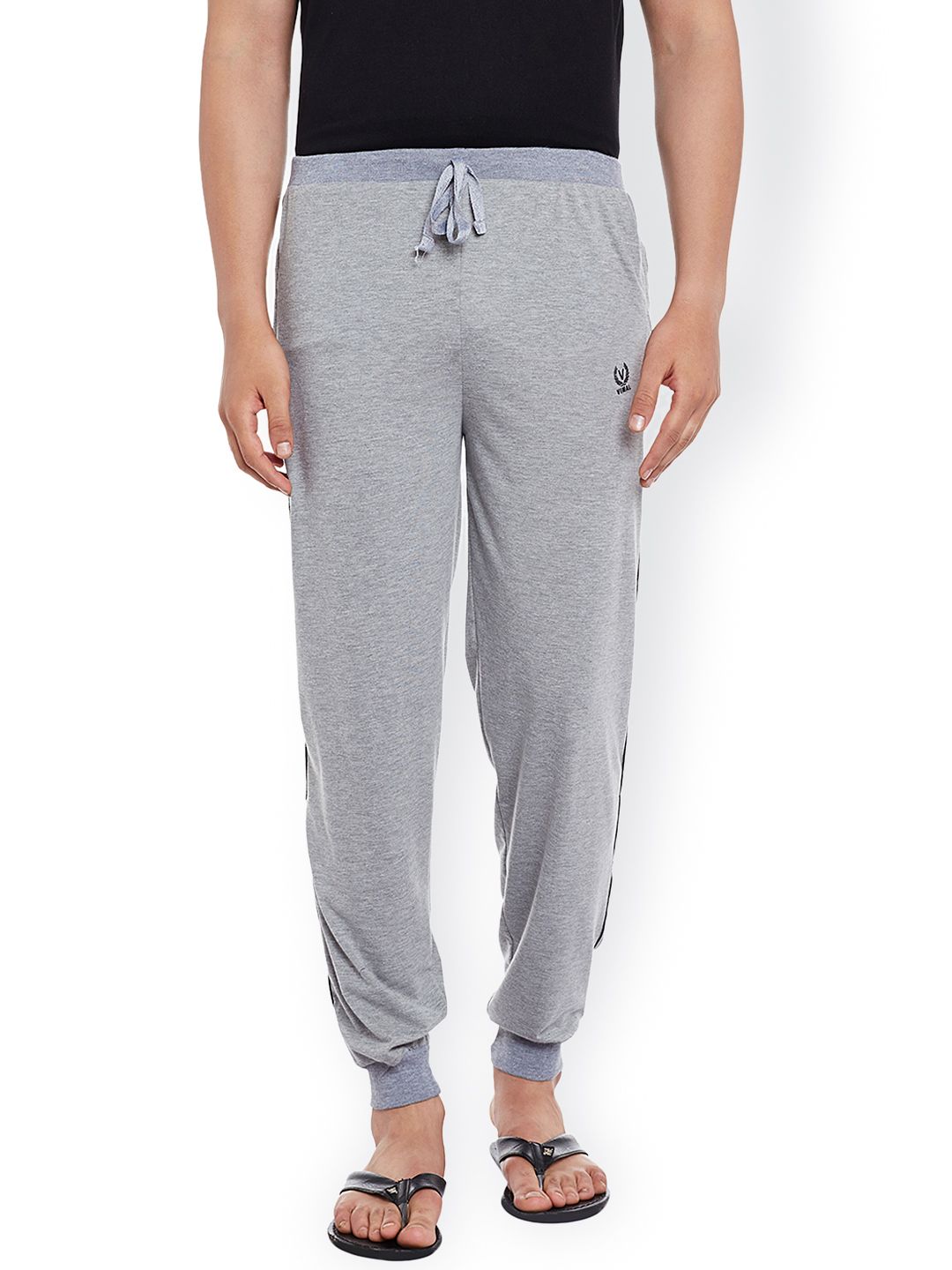 mack jonney VIMAL Grey Melange Joggers D8-picture-48