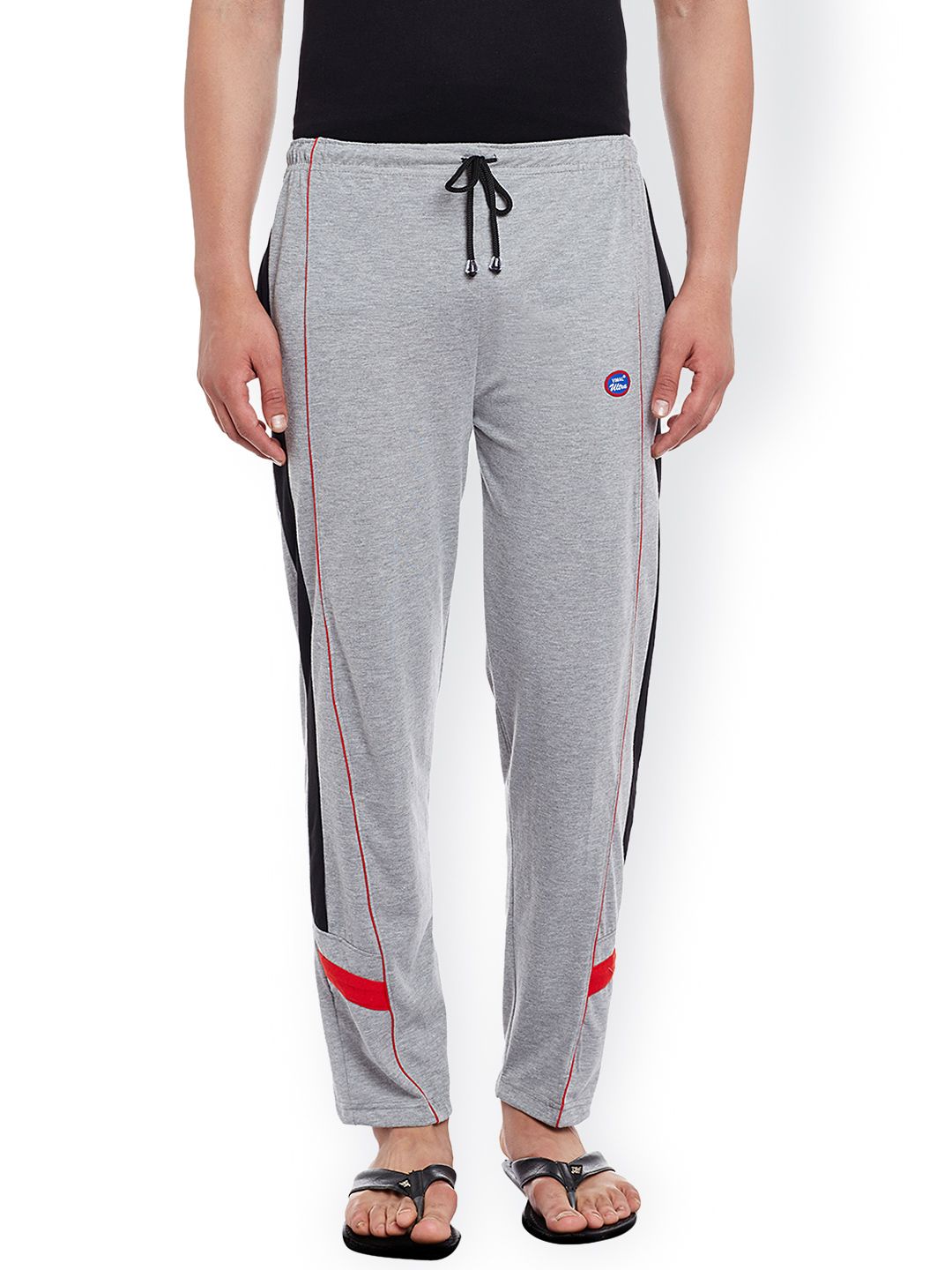 mack jonney VIMAL Men Grey Melange Solid Lounge Pants-picture-49
